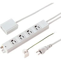 サンワサプライ SANWA 手元スイッチ付き抜け止めタップ TAP5433MGN23 1個