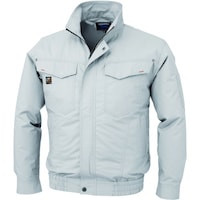 ジーベック XEBEC 空調服綿100ブルゾンKU91400K6LL シルバー