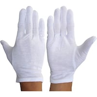 ウインセス WINCESS インナー用 綿手袋 (12双入り) Lサイズ