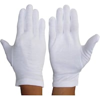 ウインセス WINCESS 綿スムス マチナシ手袋(12双入り) Sサイズ