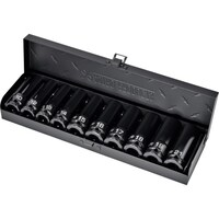 ワールドツール アストロプロダクツ AP QFit 1/2DR インパクトディープソケットセット (10個組)