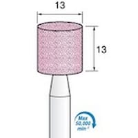アルゴファイル 軸付ピンク砥石#60 Φ13X13 Φ6.0軸 PA砥粒 5本入り GS534 1S(5本)