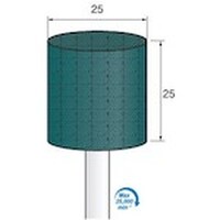 アルゴファイル 軸付グリーン砥石#60 Φ25X25 Φ6.0軸 GC砥粒 5本入り GS504 1S(5本)