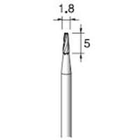 アルゴファイル 超硬カッタースパイラルカット Φ1.8X5 Φ2.34軸 CC194 1本