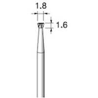 アルゴファイル 超硬カッタースパイラルカット Φ1.8X1.6 Φ2.34軸 CC125 1本