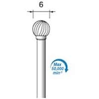アルゴファイル 超硬カッタースパイラルカット Φ6 Φ3.0軸 CC418 1本