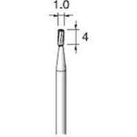 アルゴファイル 超硬カッタースパイラルカット Φ1X4 Φ2.34軸 CC162 1本
