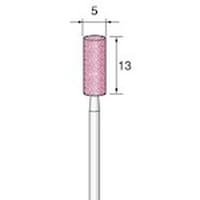 アルゴファイル 軸付ピンク砥石 PA#120 Φ5X13 Φ2.34軸 5本入り GS105 1S(5本)