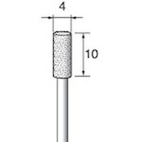 アルゴファイル 電着ダイヤモンドバー#140 Φ4X10 Φ2.34軸 ED218 1本