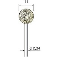 アルゴファイル 軸付フェルトバフ Φ11 Φ2.34軸 FB101 1Pk(5本)