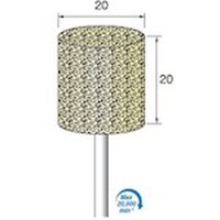 アルゴファイル 軸付フェルトバフソフト Φ20X20 Φ3.0軸 5本入り FB250 1Pk(5本)