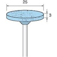アルゴファイル 軸付溝研磨用ブルー砥石 WA#120 Φ25X3 Φ3.0軸 5本入り GS254 1S(5本)