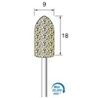 アルゴファイル 軸付フェルトバフ ハード Φ9X18 Φ2.34軸 FB123 1Pk(5本)