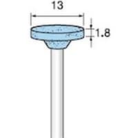 アルゴファイル 軸付ブルー砥石 WA#120 Φ13X1.8 Φ3.0軸 5本入り GS204 1S(5本)