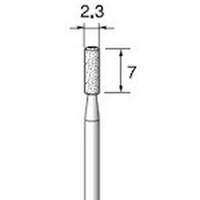 アルゴファイル 電着ダイヤモンドバー#140 Φ2.3X7 Φ2.34軸 ED215 1本