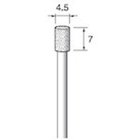 アルゴファイル 電着ダイヤモンドバー#140 Φ4.5X7 Φ3.0軸 ED461 1本