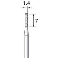 アルゴファイル 電着ダイヤモンドバー#140 Φ1.4X7 Φ2.34軸 ED213 1本