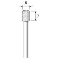 アルゴファイル 電着CBNボラゾン#140 Φ5X7 Φ3.0軸 ED462N 1本