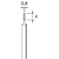 アルゴファイル 電着ダイヤモンドバー#170 Φ0.9X4 Φ3.0軸 ED409 1本