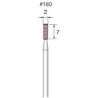 アルゴファイル 軸付ピンク砥石 PA#180 Φ2X7 Φ2.34軸 5本入り GS102 1S(5本)