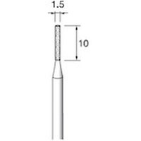 アルゴファイル 電着ダイヤモンドバー #140 Φ1.5X10 Φ3軸 ED472 1本