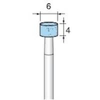 アルゴファイル 軸付ブルー砥石 WA#120 Φ6X4 Φ2.34軸 5本入り GS117 1S(5本)
