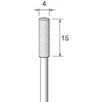 アルゴファイル 電着CBNボラゾン #140 Φ4X15mm Φ3軸 ED476N 1本