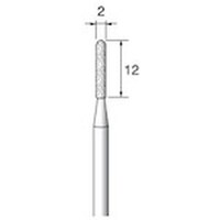 アルゴファイル 電着ダイヤモンドバー #140 Φ2X12mm Φ3軸 ED583 1本