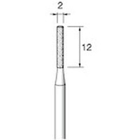 アルゴファイル 電着ダイヤモンドバー #140 Φ2X10 Φ3軸 ED473 1本
