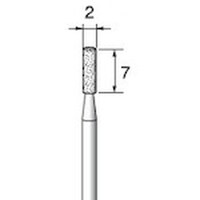 アルゴファイル 電着ダイヤモンドバー#140 Φ2X7 Φ2.34軸 ED214 1本