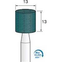 アルゴファイル 軸付グリーン砥石#60 Φ13X13 Φ6.0軸 GC砥粒 5本入り GS502 1S(5本)