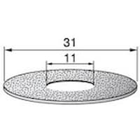 アルゴファイル メタルベースダイヤモンドディスク Φ31#220 AT362 1枚