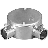 外山電気 外山電気 ねじ無し 丸型BOX直角鋼板