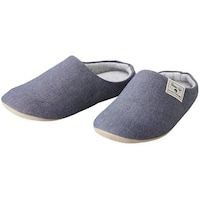 アイメディア アイメディア シャンブレールームスリッパ ブルーグレーL