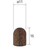 ナカニシ ナカニシ キャップサンダー 20個入 円筒先丸型 φ11×15 #280