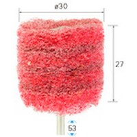 ナカニシ ナカニシ ファイバーサンダー 5本入 φ30×27×軸φ3 #320