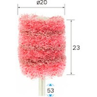 ナカニシ ナカニシ ファイバーサンダー 5本入 φ20×23×軸φ3 #320