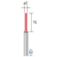 ナカニシ ナカニシ セラミックファイバーブラシ エンド型 φ2×15×軸φ3 中仕上用