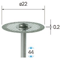 ナカニシ ナカニシ 電着ダイヤモンドディスク φ22×0.2×軸φ3 #240