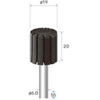 ナカニシ ナカニシ 専用ゴムホルダー 2本入 内径φ19mm用 軸φ6