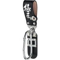 ベストツール ベストツール 極匠 黒染め牛革コンパクト工具差し ダブルスイング 万能カラビナ差し(大) CWGKB 1個