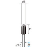 ナカニシ ナカニシ 専用ゴムホルダー 3本入 円筒先丸型 φ6mm用 軸φ3
