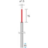 ナカニシ ナカニシ セラミックファイバーブラシ ロング エンド型 φ1.5×15×軸φ3 中仕上用