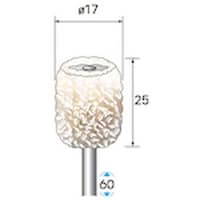 ナカニシ ナカニシ 綿糸バフ 特厚 3本入 φ17×25×軸φ3