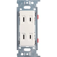 スガツネ工業 SUGATSUNE (210026139)PXPJJECBN55SB 埋込ダブルコンセント ソフトブラック