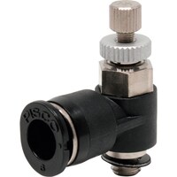 ニホンピスコ PISCO スピードコントローラ メーターアウト スプリングリターン仕様 適合外径6mm 接続口径M5×0.8