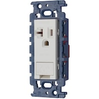 明工社 明工 MLアースターミナル付15A/20A 125V 接地コンセント(カセット) ML1255WC 1個