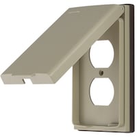 明工社 明工 ML防滴プレート ダブルコンセント用