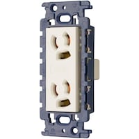 明工社 明工 ML抜け止め接地ダブルコンセント(カセット)