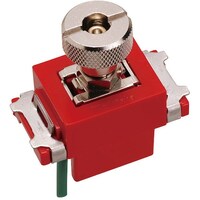 明工社 明工 MLアースターミナル(接地リード線付)(赤) ML1411R1 1個